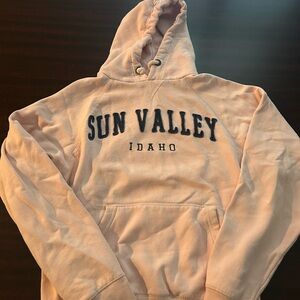 Sun Valley Idaho Peach Hoodie